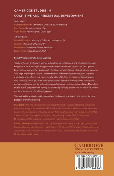 Social Processes in Children's Learning