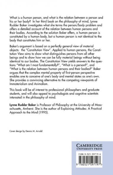 Persons and Bodies