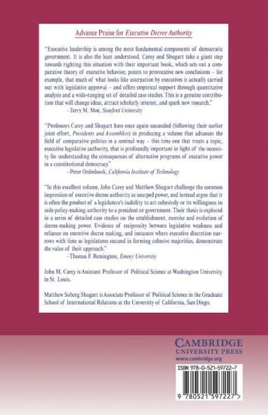 Executive Decree Authority