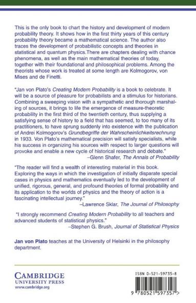 Creating Modern Probability