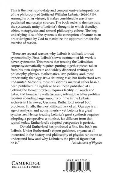 Leibniz and the Rational Order of Nature