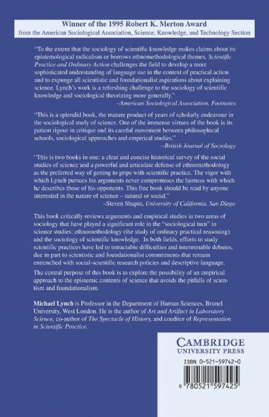 Scientific Practice and Ordinary Action