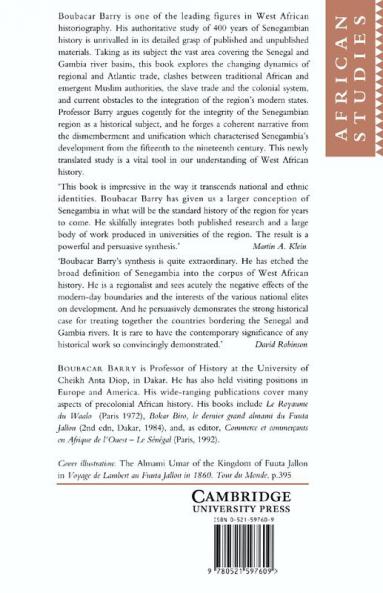 Senegambia and the Atlantic Slave Trade
