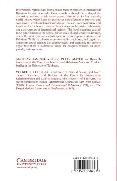 Theories of International Regimes