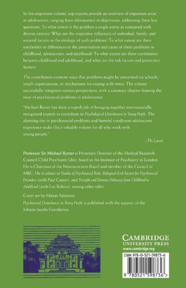 Psychosocial Disturbances in Young People