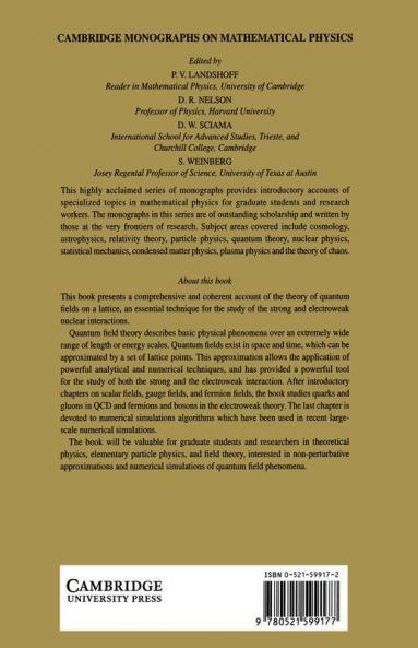 Quantum Fields on a Lattice