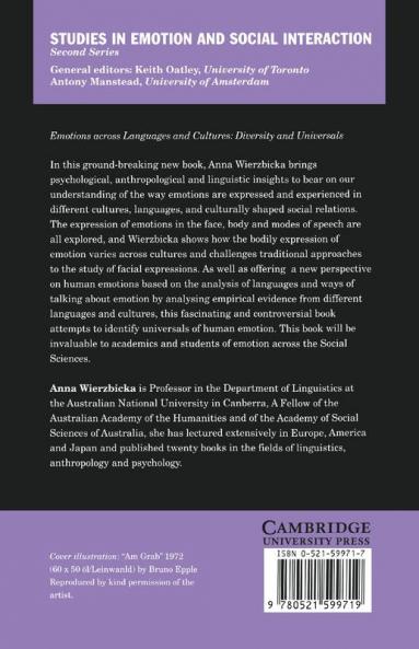 Emotions Across Languages and Cultures