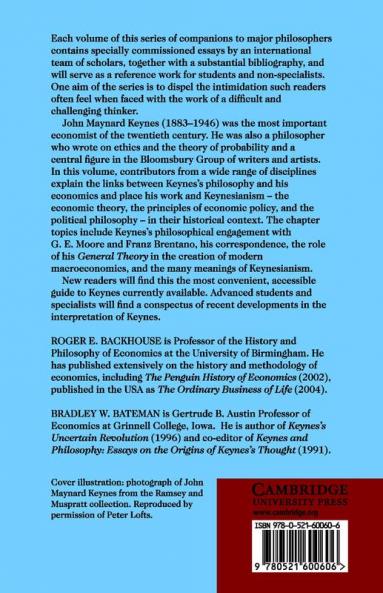 The Cambridge Companion to Keynes