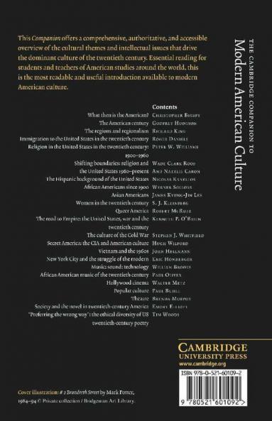 The Cambridge Companion to Modern American             Culture