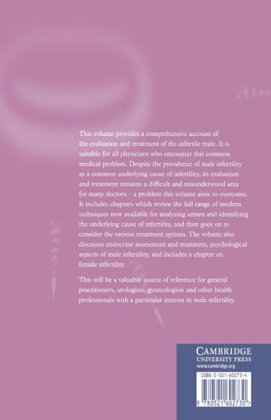 Evaluation and Treatment of the Infertile Male