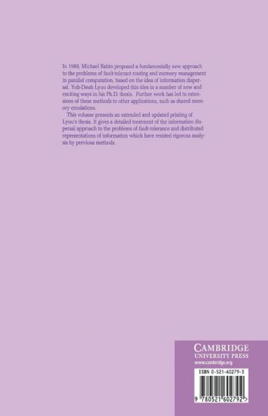 Information Dispersal and Parallel Computation