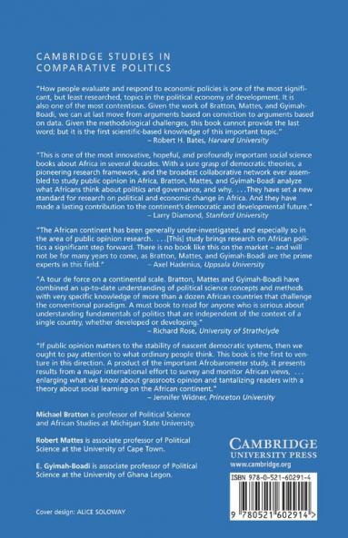 Public Opinion Democracy and Market Reform in Africa