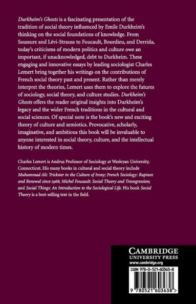 Durkheim's Ghosts