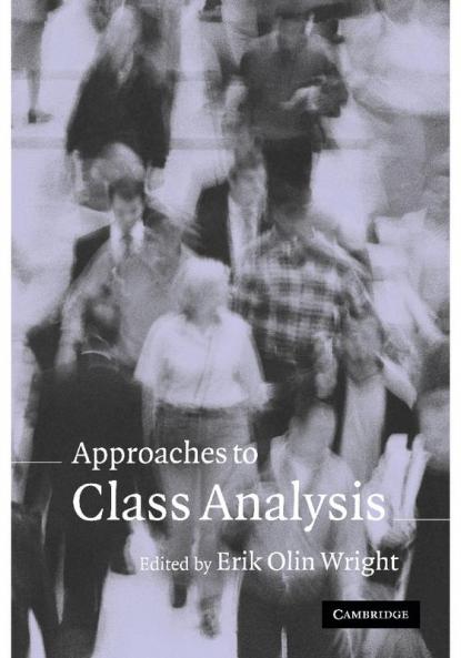 Approaches to Class Analysis