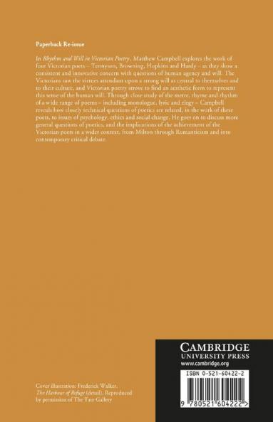 Rhythm and Will in Victorian Poetry
