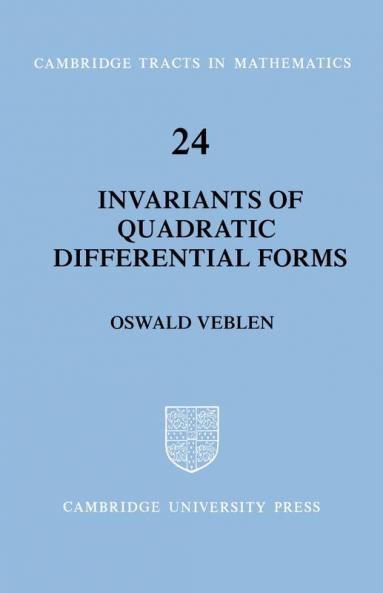 Invariants of Quadratic Differential Forms