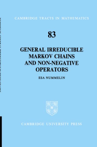 General Irreducible Markov Chains and Non-Negative Operators