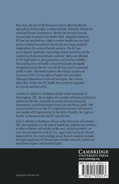 Health Law and the European Union