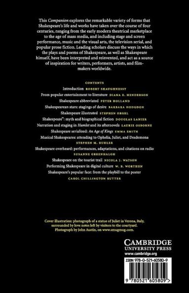 The Cambridge Companion to Shakespeare and Popular Culture