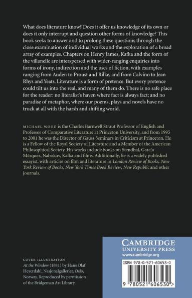Literature and the Taste of Knowledge