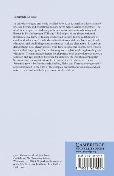 Literature Education and Romanticism