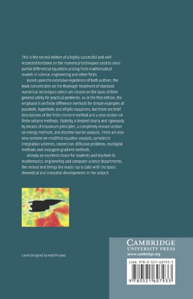 Numerical Solution of Partial Differential Equations