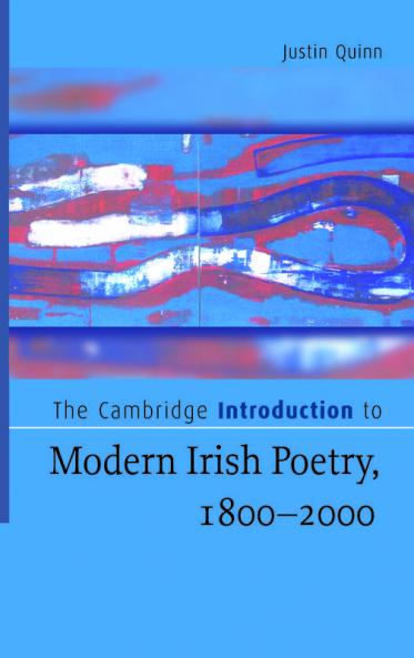 The Cambridge Introduction to Modern Irish Poetry 1800-2000