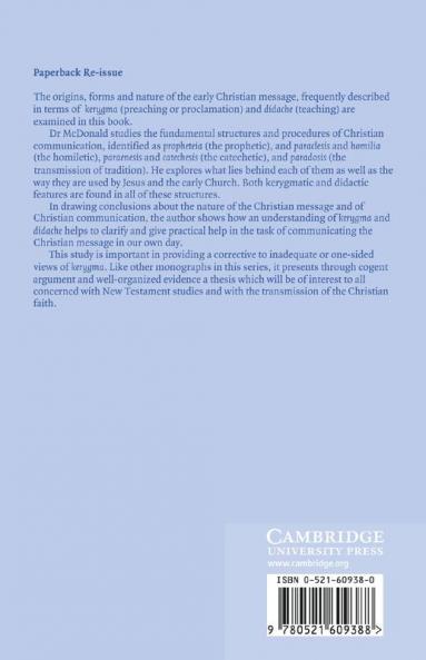 Kerygma and Didache