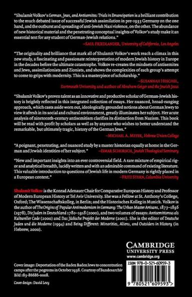 Germans Jews and Antisemites