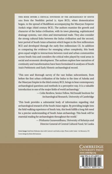 The Archaeology of South Asia