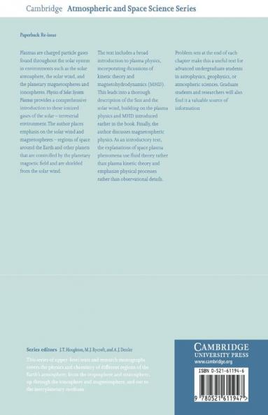 Physics of Solar System Plasmas