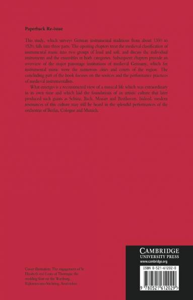 German Instrumental Music of the Late Middle Ages