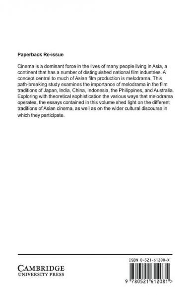 Melodrama and Asian Cinema