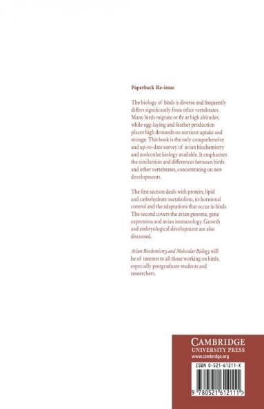 Avian Biochemistry and Molecular Biology