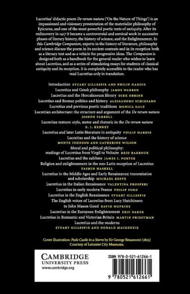 The Cambridge Companion to Lucretius