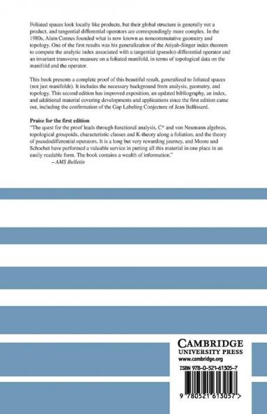 Global Analysis on Foliated Spaces