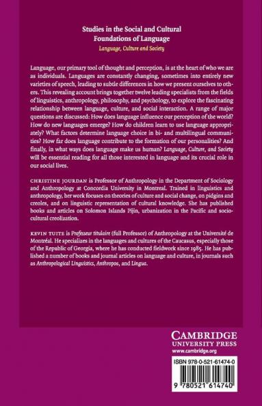 Language Culture and Society