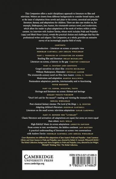 The Cambridge Companion to Literature on Screen