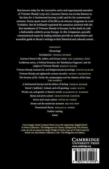 The Cambridge Companion to Laurence Sterne