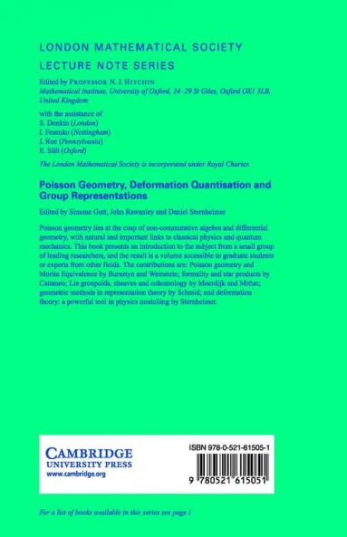 Poisson Geometry Deformation Quantisation and Group Representations