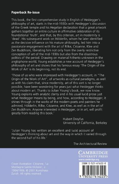 Heidegger's Philosophy of Art