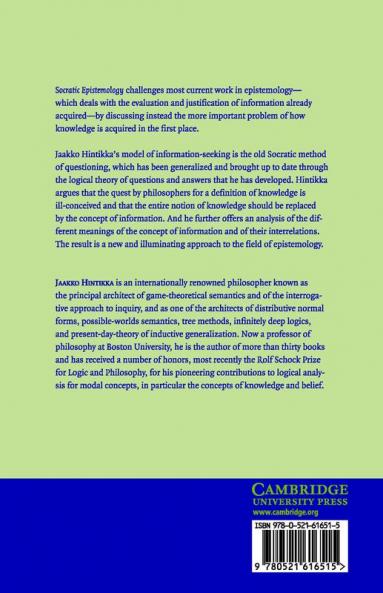 Socratic Epistemology