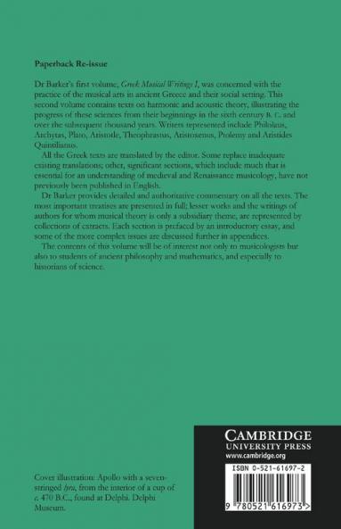 Greek Musical Writings