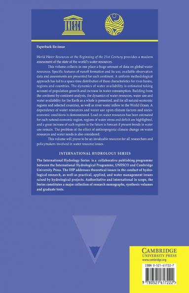 World Water Resources at the Beginning of the Twenty-First Century