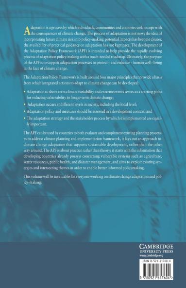 Adaptation Policy Frameworks for Climate Change