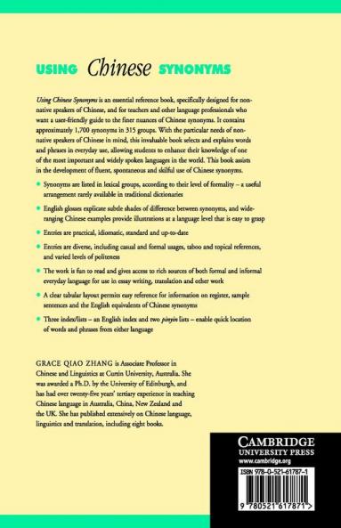 Using Chinese Synonyms