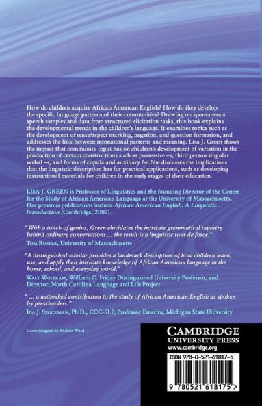 Language and the African American Child