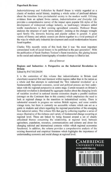 Industrialisation and Everyday Life