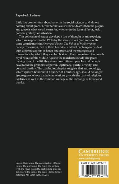 Honor and Grace in Anthropology