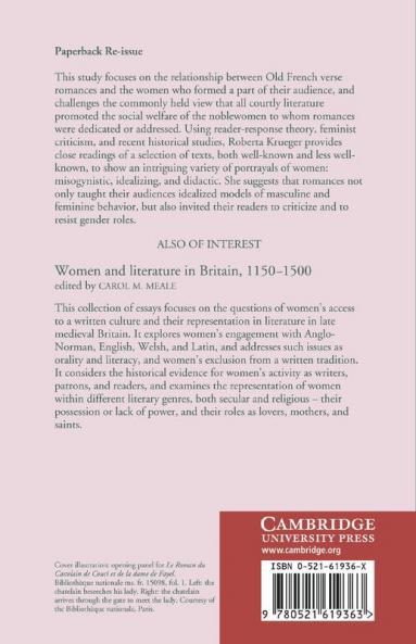 Women Readers and the Ideology of Gender in Old French Verse Romance